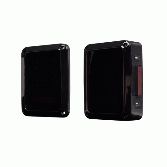 LED Grid Taillights with Smoked Lens - Wrangler JK 2007-2019  JP-TL01S