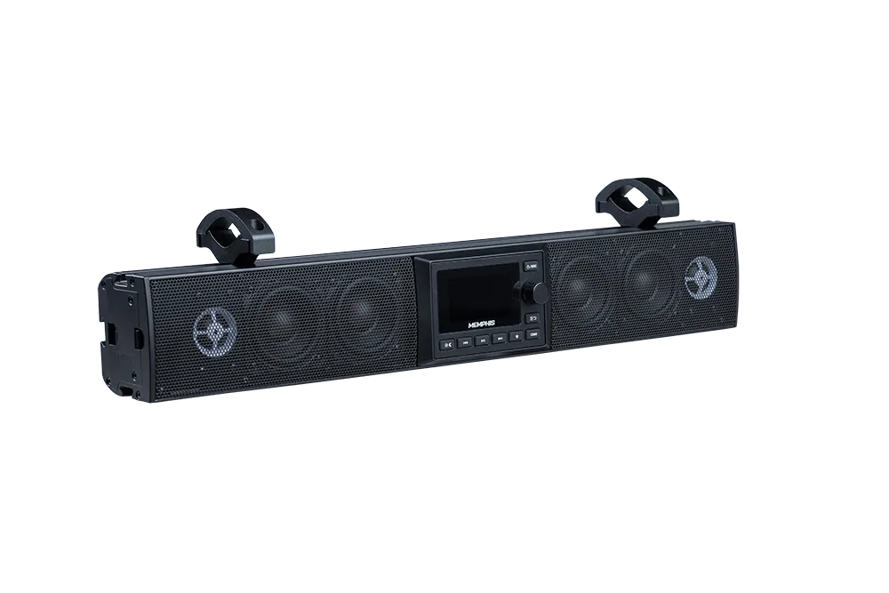 MXSB24V3 Memphis Powersports 24" Soundbar with LED and video input