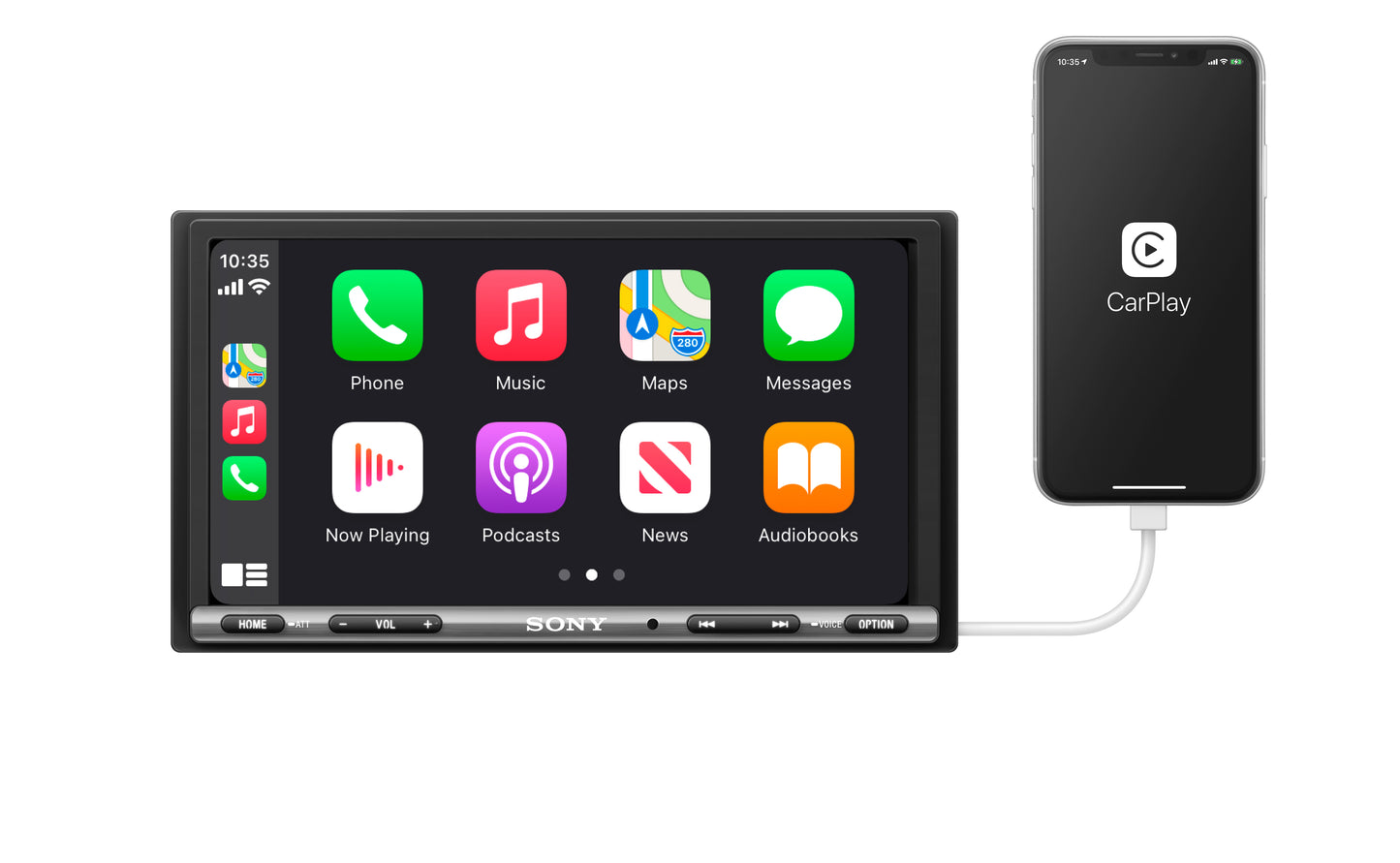 Sony 6.95” Apple CarPlay / Android Auto Digital Media Receiver XAVAX3200
