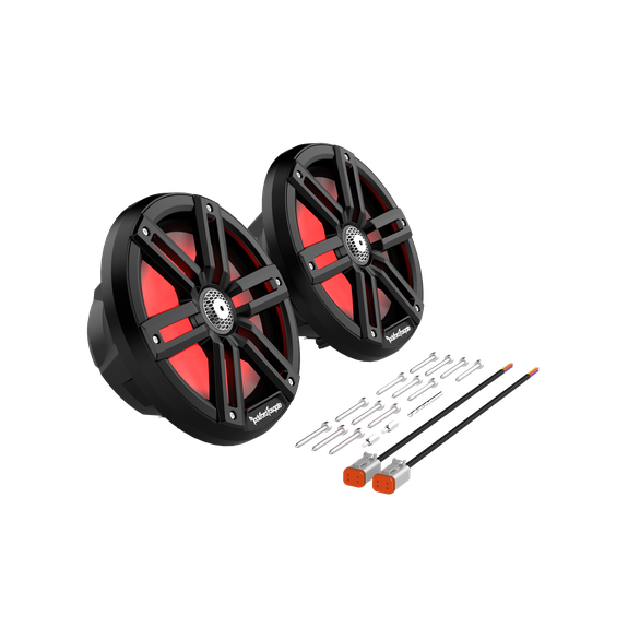 M2 8” Color Optix™ Marine 2-Way Speakers (pr) - Black