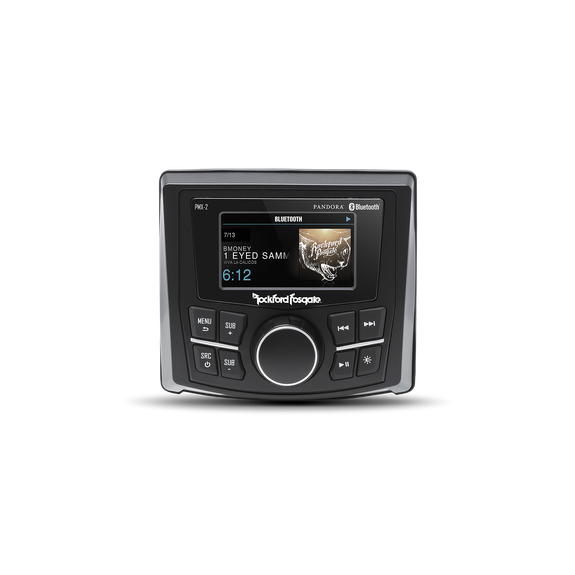 Punch Marine Compact AM/FM/WB Digital Media Receiver 2.7" Display PMX-2