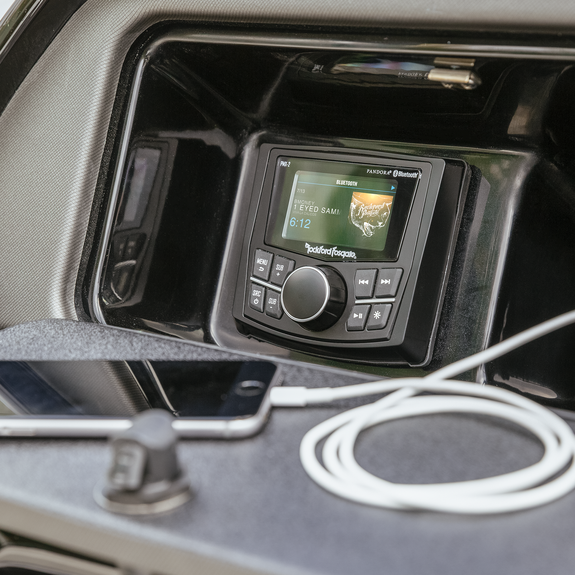 Punch Marine Compact AM/FM/WB Digital Media Receiver 2.7" Display PMX-2
