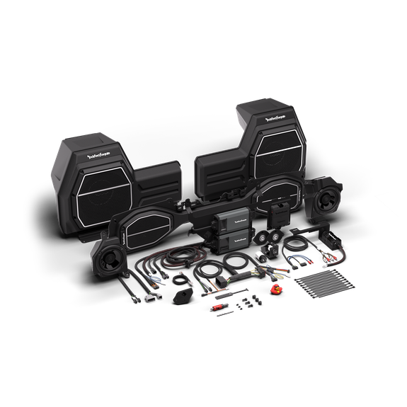 1,800 Watt All-In-One Audio Kit for Select 2018-2023 Jeep Wrangler JL  18WRNGLER-STG5