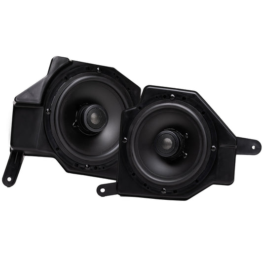 JC1-116E 6.5 Inch Jeep® Wrangler (JL) / Gladiator (JT) Tuned Front Lower Dash Coaxial Speakers Upgrade