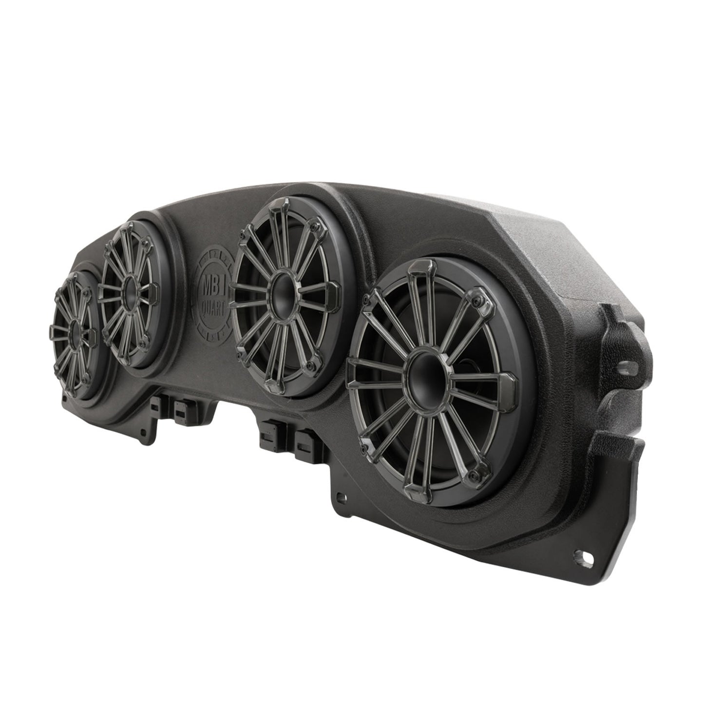 MBQJ-48HRGB Jeep® Wrangler (JL) / Gladiator (JT) Tuned Rear Soundbar with 8 Inch Compression Horn Speakers, Enclosure, and RGB LED Lighting