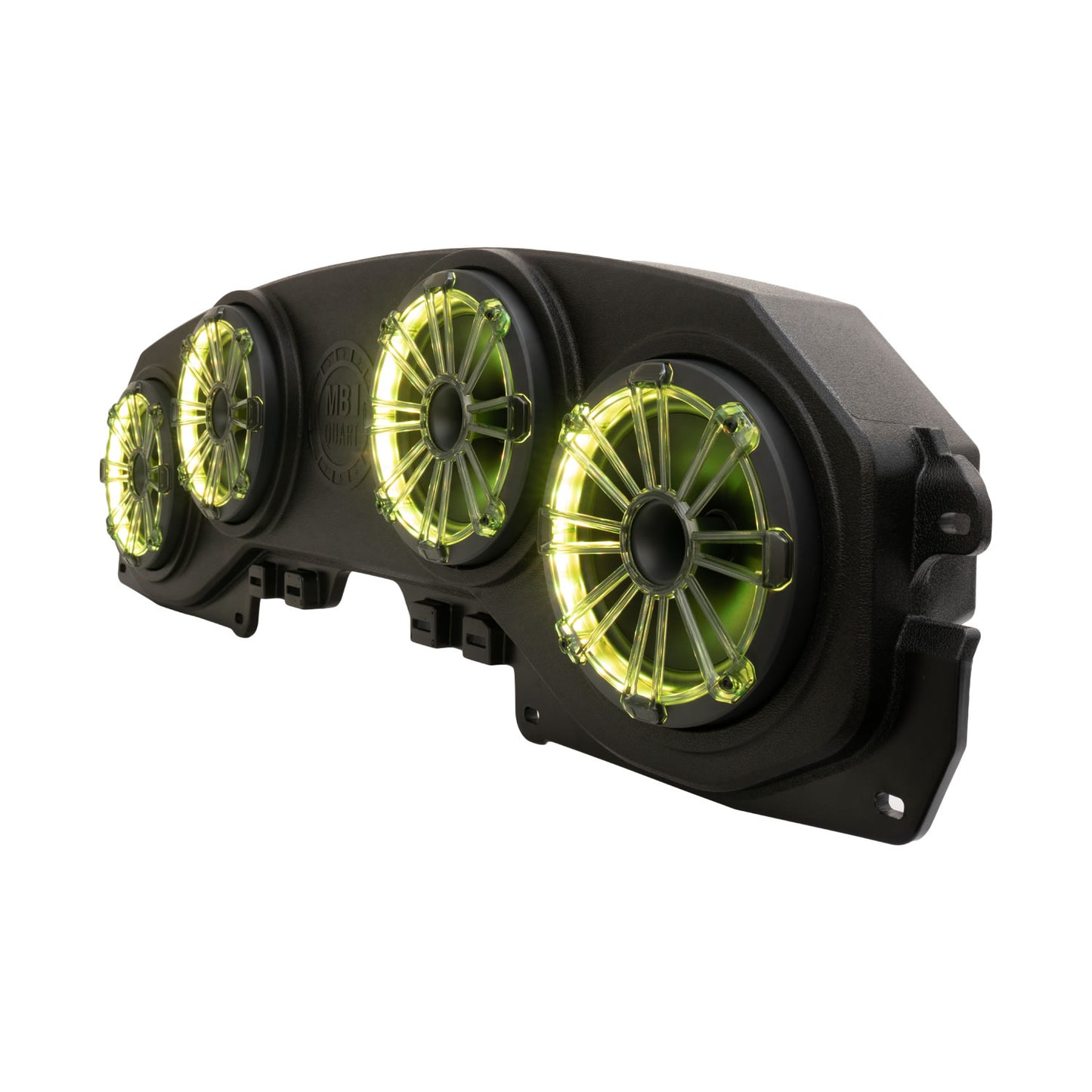 MBQJ-48HRGB Jeep® Wrangler (JL) / Gladiator (JT) Tuned Rear Soundbar with 8 Inch Compression Horn Speakers, Enclosure, and RGB LED Lighting