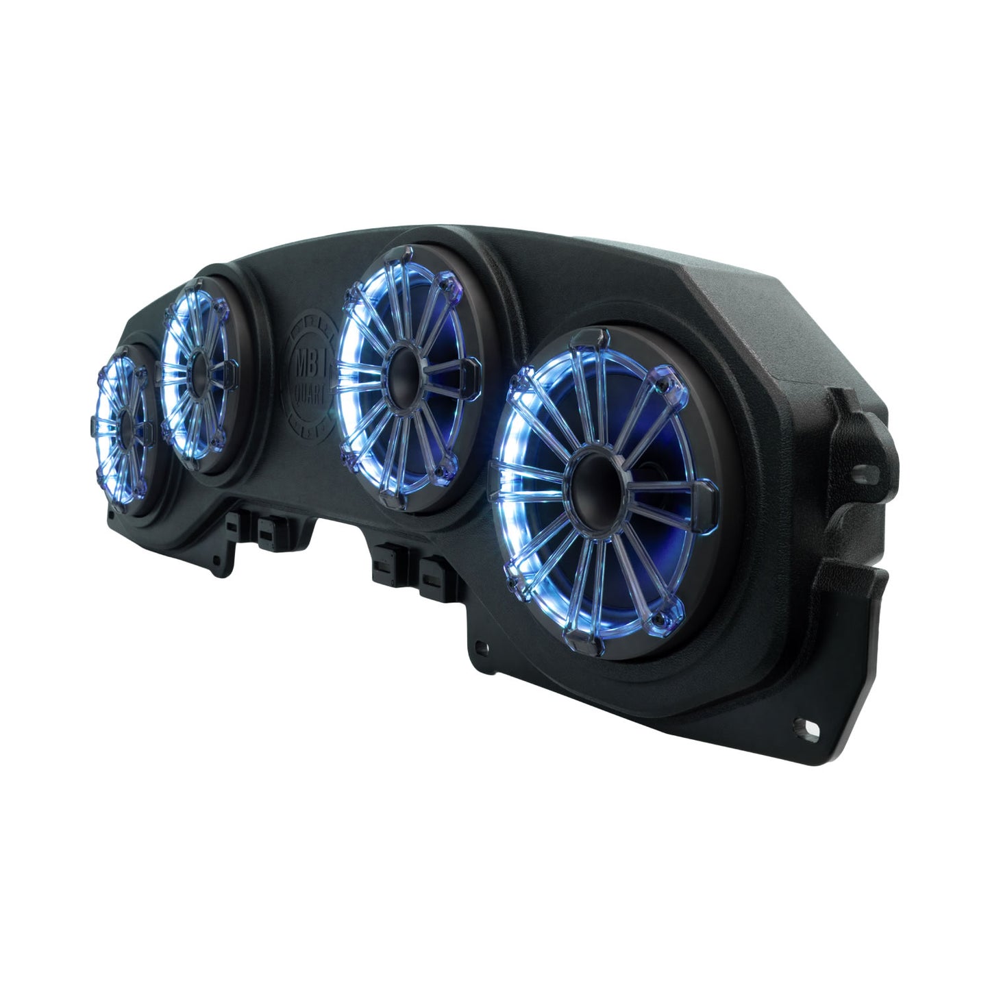 MBQJ-48HRGB Jeep® Wrangler (JL) / Gladiator (JT) Tuned Rear Soundbar with 8 Inch Compression Horn Speakers, Enclosure, and RGB LED Lighting