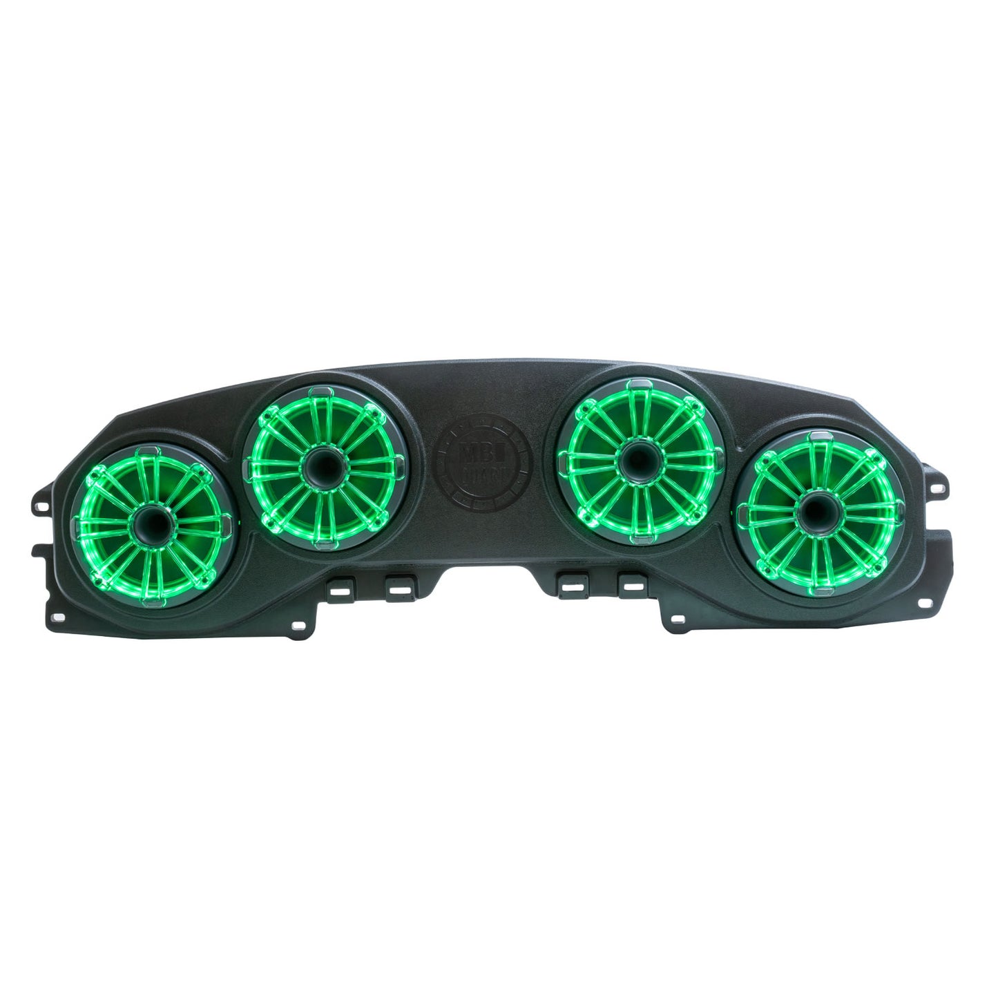 MBQJ-48HRGB Jeep® Wrangler (JL) / Gladiator (JT) Tuned Rear Soundbar with 8 Inch Compression Horn Speakers, Enclosure, and RGB LED Lighting