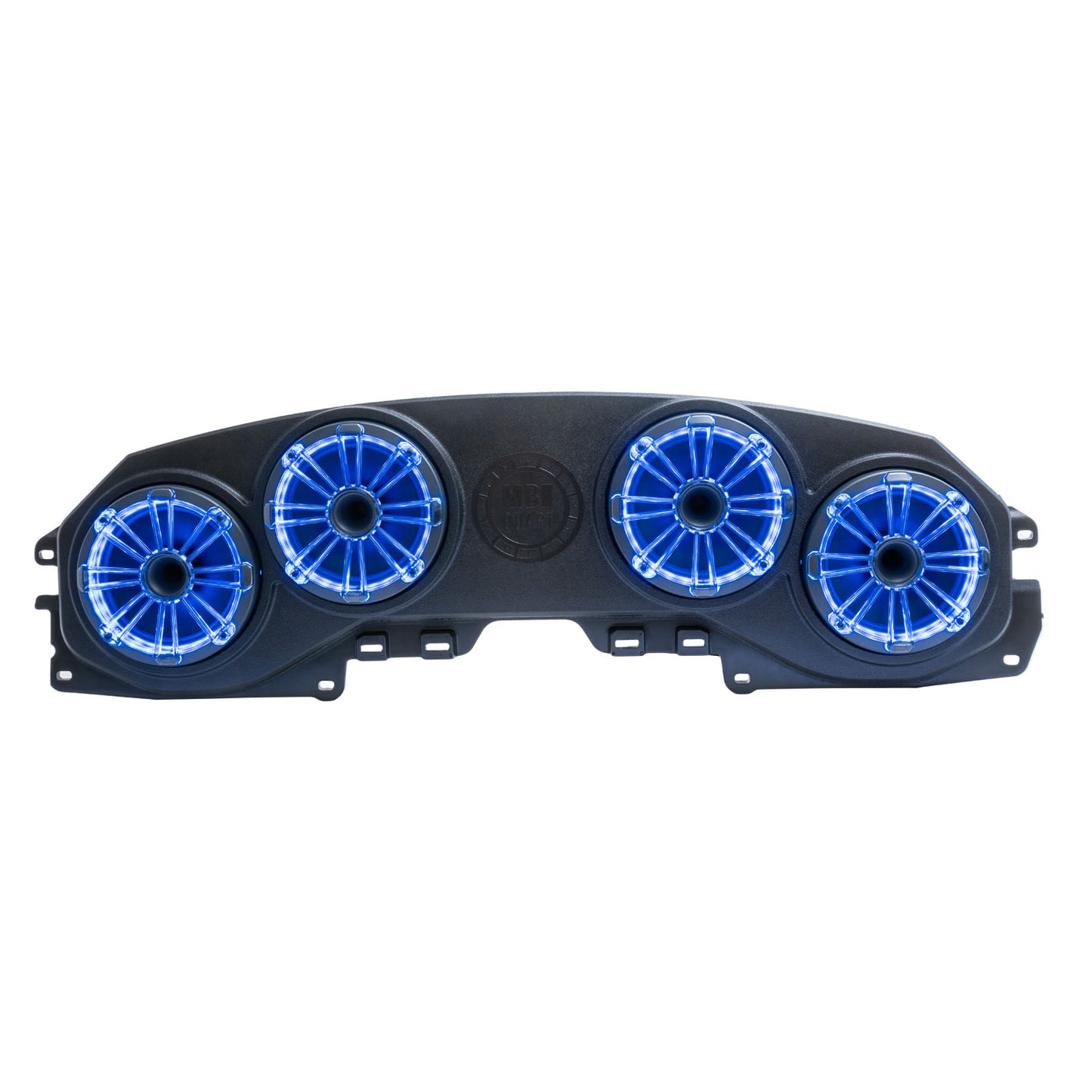 MBQJ-48HRGB Jeep® Wrangler (JL) / Gladiator (JT) Tuned Rear Soundbar with 8 Inch Compression Horn Speakers, Enclosure, and RGB LED Lighting